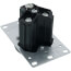 Flush Mount Receptacle, 30A, 3P, NEMA 10-30R - Black (125/250V)