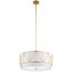 Birkleigh 11.5" 4 Light Pendant Classic w/ Satin Etched Glass (Gold)