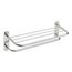 Hotel Motel Stainless 24" Towel Bar w/ Shelf, 5208-241PS