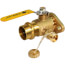 3/4" Press Rotating Flanged Ball Valve w/ Purge, Gaskets & Nuts (Pair of 2)