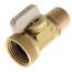 1/2" Female Solder or 1/2" MIP x Female Swivel Hose and Boiler Drain Valve, Lead Free (Brass)