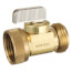 Male Hose x Female Swivel Hose and Boiler Drain, Lead Free (Brass)