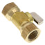 1/2" FIP x 1/2" FIP Straight Stop Valve, Lead Free (Rough Brass)