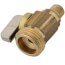 1/4" MIP x Male Hose, Straight Hose and Boiler Drain Valve, Lead Free (Brass)