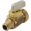 1/4" MIP x Male Hose, Straight Hose and Boiler Drain Valve, Lead Free (Brass)
