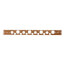 1/2", 3/4", 1", 24 Gauge Copper Stub Out Bracket (20" Length)