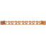 2" x 26" Secure-All Flat Stub Out Bracket, Copper Plated Steel, 18 GA (22" Bracketing Area)