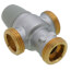 3/8" Compression Union Scald Protection 3-Way Thermostatic Mixing Valve, 2 CV (Lead Free)