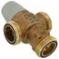 1/2" Threaded Scald Protection 3-Way Thermostatic Mixing Valve, 2 CV (Lead Free)