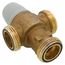 3/4" Sweat Scald Protection 3-Way Thermostatic Mixing Valve, 2 CV (Lead Free)