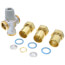1" Sweat Scald Protection 3-Way Thermostatic Mixing Valve, 2 CV (Lead Free)