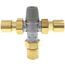 1" Sweat Scald Protection 3-Way Thermostatic Mixing Valve, 2 CV (Lead Free)