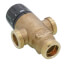 1/2" Male NPT MIXCAL 3-Way Thermostatic Mixing Valve w/ Inlet Check Valves