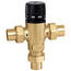 1/2" Sweat MIXCAL 3-Way Thermostatic Mixing Valve w/ Inlet Check Valves (Lead Free)