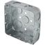 4" x 1-1/4" Deep Square Box w/ 1/2" Knockouts