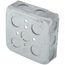 4" x 1-1/4" Deep Square Box w/ 1/2" Knockouts