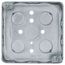 4" x 1-1/4" Deep Square Box w/ 1/2" Knockouts