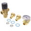 1/2" Sweat MIXCAL 3-Way Thermostatic Mixing Valve w/ Temp Gauge & Check Valve (Lead Free)