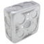 4" Steel Square Box w/ 3/4" Knockout