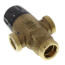 3/4" Male NPT MIXCAL 3-Way Adjustable Thermostatic Mixing Valve w/ Temp Gauge