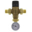 3/4" Male NPT MIXCAL 3-Way Adjustable Thermostatic Mixing Valve w/ Temp Gauge