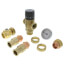 3/4" Press MIXCAL 3-Way Adjustable Thermostatic and Pressure Balanced Mixing Valve w/ Check Valve & Gauge