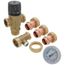 3/4" Press MIXCAL 3-Way Thermostatic Mixing Valve w/ Temperature Gauge