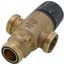 3/4" Press MIXCAL 3-Way Thermostatic Mixing Valve w/ Temperature Gauge