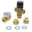3/4" Sweat MIXCAL 3-Way Thermostatic Mixing Valve w/ Temperature Gauge