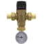 3/4" Sweat MIXCAL 3-Way Thermostatic Mixing Valve w/ Temperature Gauge