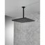 1-Setting Metal Raincan Shower Head (Matte Black), 52159-BL