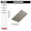 11.75" Metal Raincan Shower Head 2.5 GPM w/ 1-Spray Pattern (Lumicoat Stainless), 52159-SS-PR25
