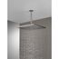 1-Setting Metal Raincan Square Shower Head (Stainless), 52159-SS25