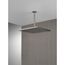 1-Setting Metal Raincan Square Shower Head (Stainless), 52159-SS25