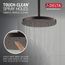 H2okinetic Single Setting Round Shower Head w/ Ultrasoak (Venetian Bronze), 52160-RB