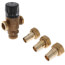 1" PEX Crimp MIXCAL 3-Way Adjustable Thermostatic and Pressure Balanced Mixing Valve 