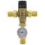 1" Male NPT MIXCAL 3-Way Adjustable Thermostatic Mixing Valve w/ Temp Gauge