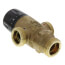 1" Sweat MIXCAL 3-way Thermostatic Mixing Valve w/ Temperature Gauge & Check Valve