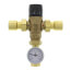 1" Sweat MIXCAL 3-way Thermostatic Mixing Valve w/ Temperature Gauge & Check Valve