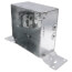 4" Steel Square Box w/ 1/2" & 3/4" Knockouts, CV Bracket and Clamp