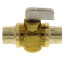1/2" Female Solder x 1/2" Female Solder In-Line Stops & Isolation Valve, Lead Free (Brass)