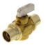 1/2" Female Solder x 1/2" Female Solder In-Line Stops & Isolation Valve, Lead Free (Brass)