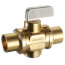 1/2" Female Solder x 1/2" Female Solder In-Line Stops & Isolation Valve, Lead Free (Brass)