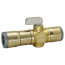1/2" QUICK-GRIP x 1/2" QUICK-GRIP In-Line Stops & Isolation Valve w/ Drain, Lead Free (Brass)