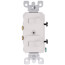 Single-Pole, Duplex Style Switch Combo, 15A - White (120/277V)