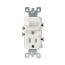 Single Pole Duplex Combination Switch, 5-15R, 15A - Ivory (120V)