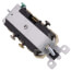 Duplex Style Single Pole Pilot Light Combination Switch, 15A - Ivory (120/277V)