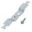 3/4" IPS Zinc Plated PowerBar Mini Strut Pipe Clamp