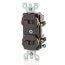 Duplex Style Single Pole/3-Way Combination Switch, 15A - Brown (120/277V)