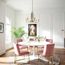 Kimrose 6 Light Chandelier w/ Clear Fluted Glass (Brushed (Natural Brass)